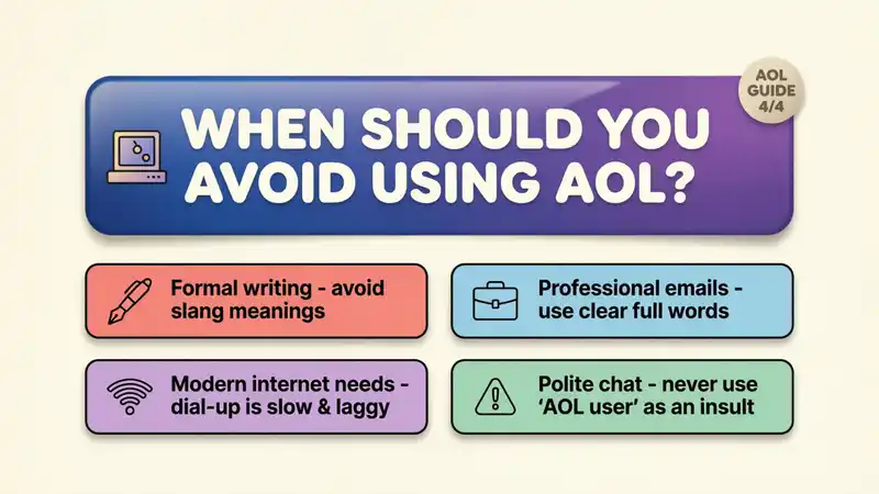When Should You Avoid Using AOL?