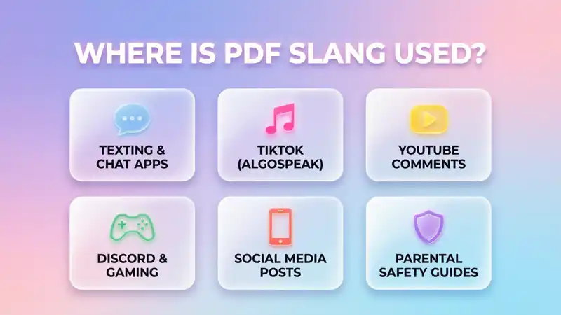 Where Is PDF Slang Used?