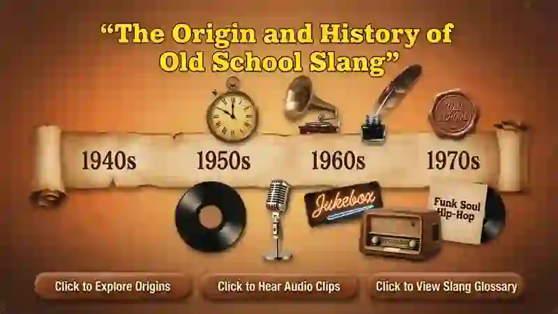 The Origin and History of Old School Slang