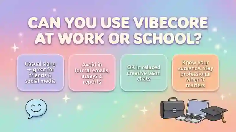 Can You Use Vibecore at Work or School?