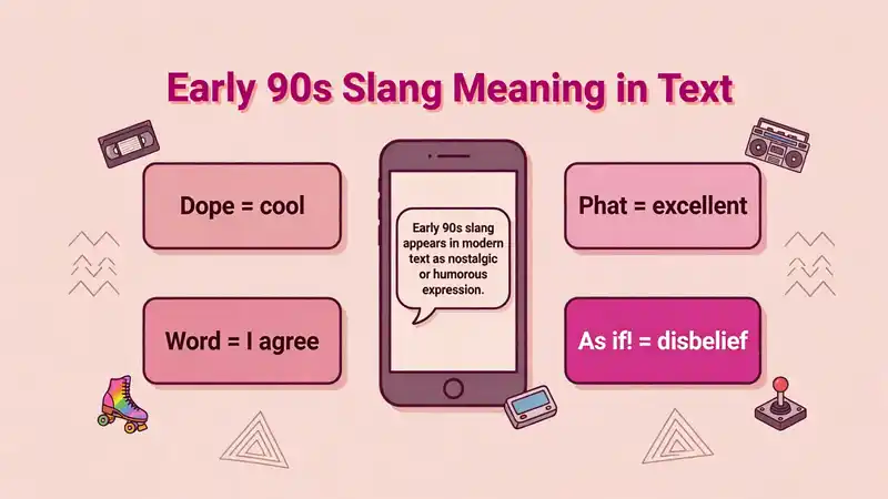 Early 90s Slang Meaning in Text