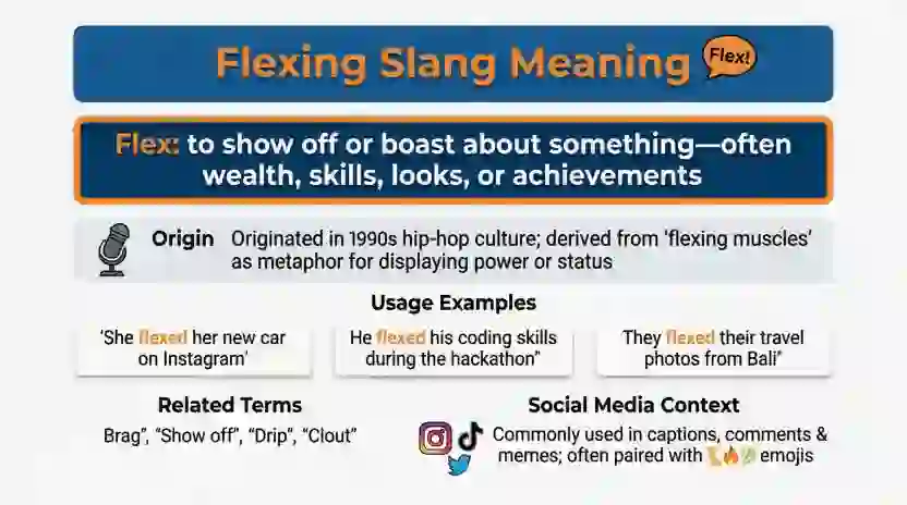 Flexing Slang Meaning
