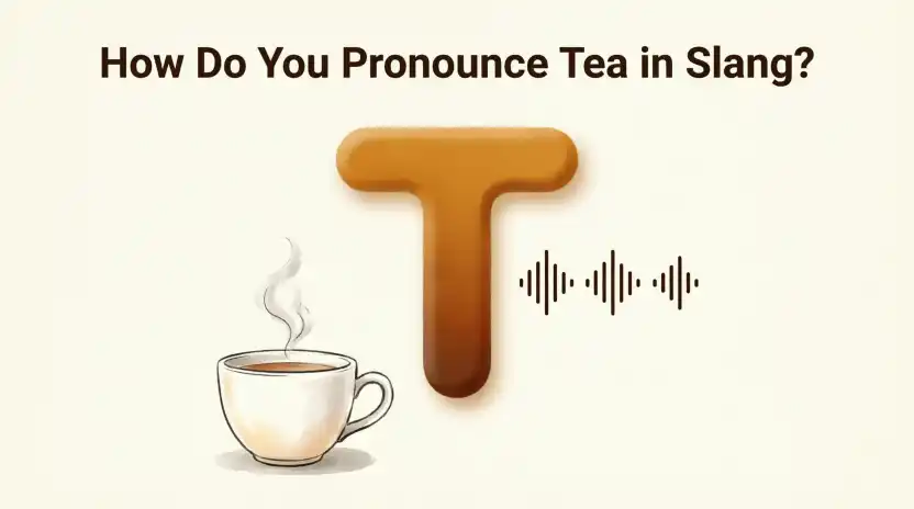 How Do You Pronounce Tea in Slang?
