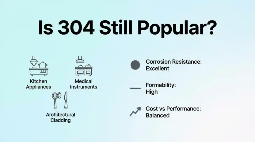 Is 304 Still Popular?