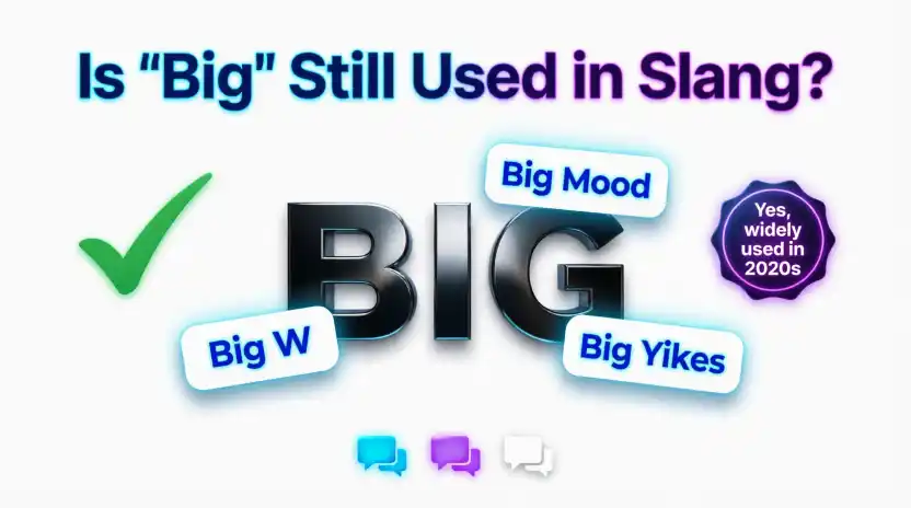 Is “Big” Still Used in Slang?