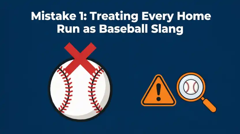 Mistake 1: Treating every “home run” as baseball slang