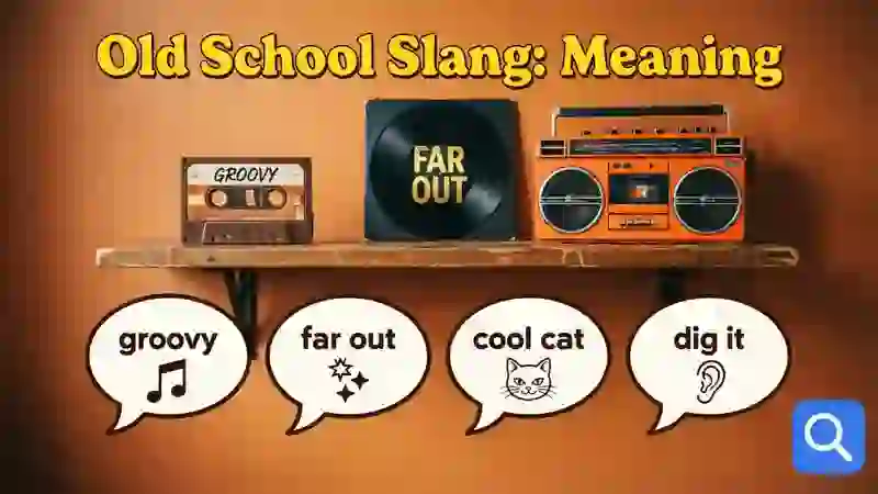 Old School Slang: Meaning,