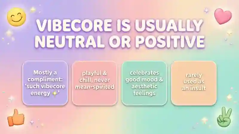 Vibecore Is Usually Neutral or Positive