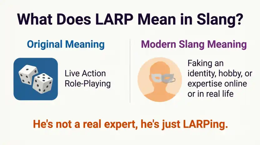 What Does LARP Mean in Slang?