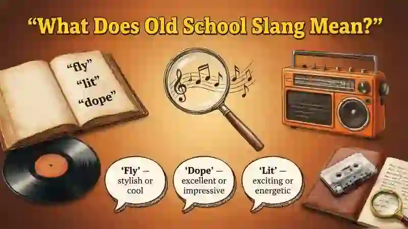 What Does Old School Slang Mean?