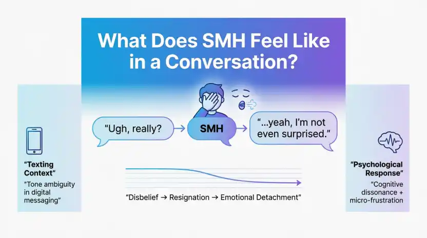 What Does SMH Feel Like in a Conversation?