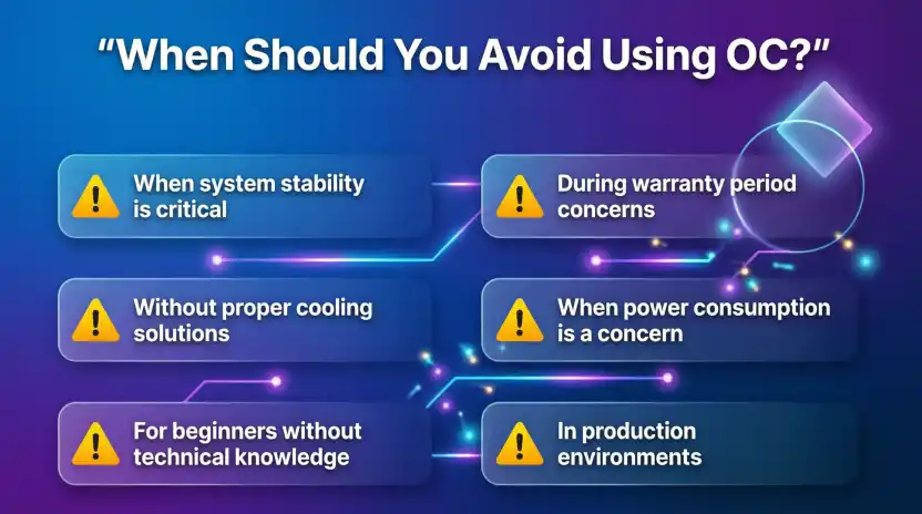 When Should You Avoid Using OC?