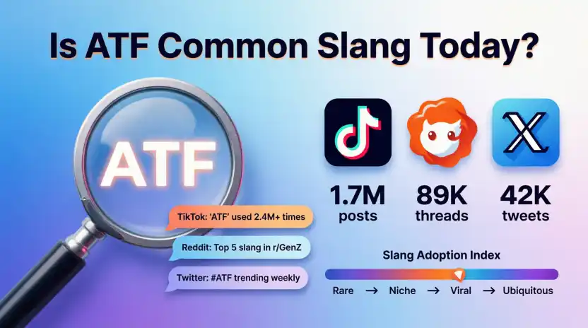 Is ATF Common Slang Today?