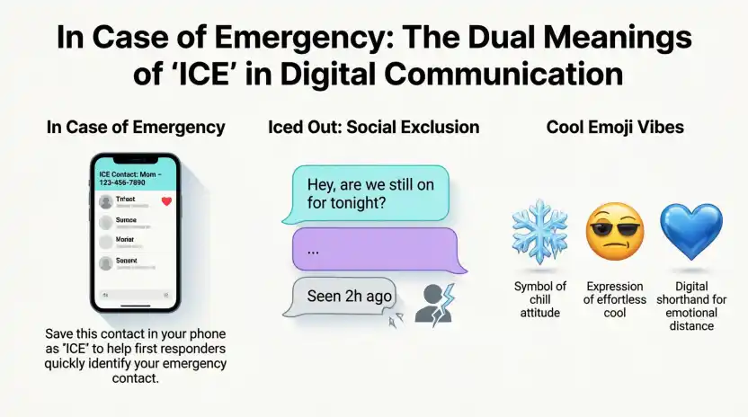 What Does Ice Mean in Text Messages?