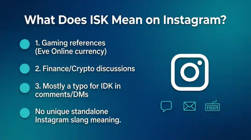 What Does ISK Mean on Instagram?