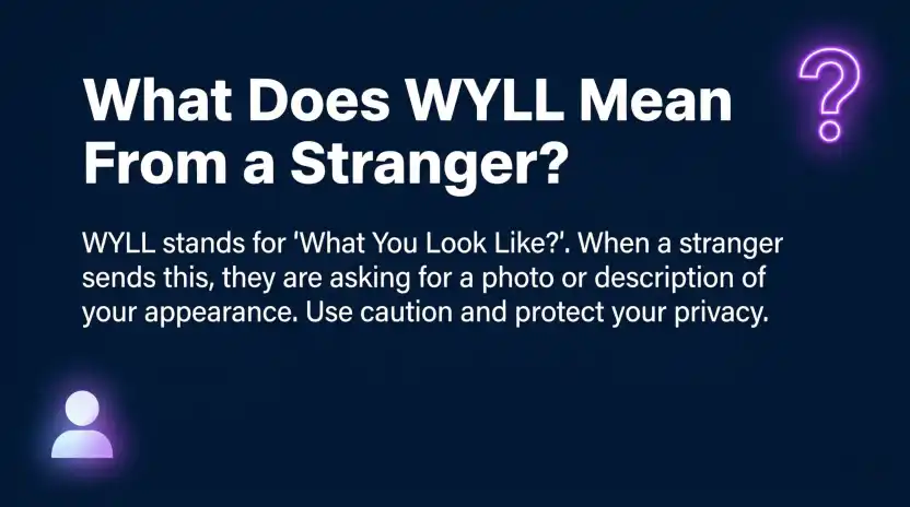 What Does WYLL Mean From a Stranger?