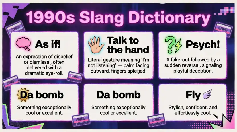 Where Were Slang Words in the 90s Used?